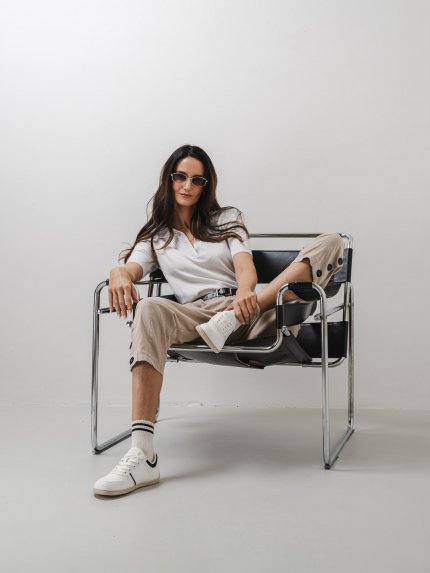 Barfuß Sneakers Be Lenka Echo - White & Black Vegan