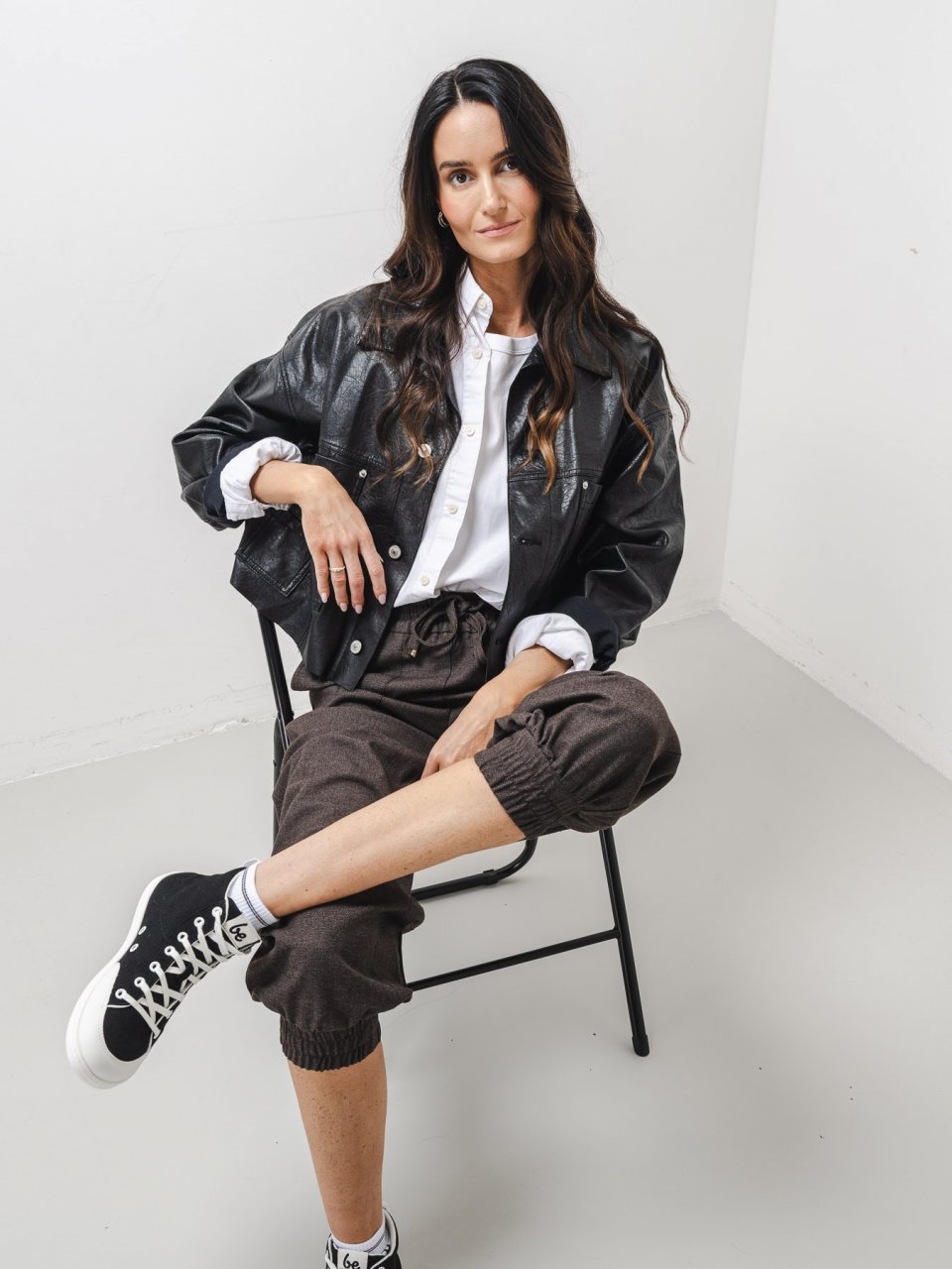 Barfuß Sneakers Be Lenka Rebound - High Top - Black & White