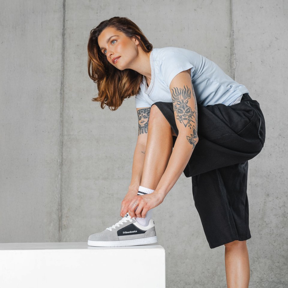 Calzado Barefoot Barebarics Legend - Light Grey