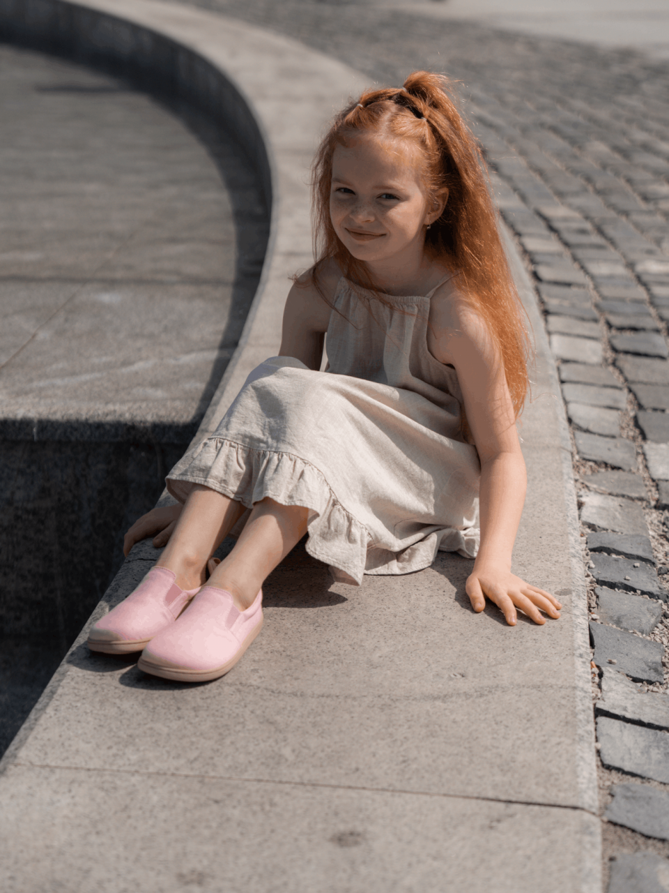 Dětské barefoot Slip-on boty Be Lenka Aura Preschool - Cotton Candy Pink