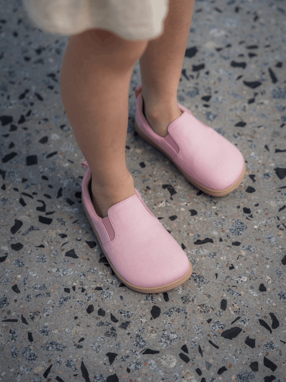 Dětské barefoot Slip-on boty Be Lenka Aura Preschool - Cotton Candy Pink