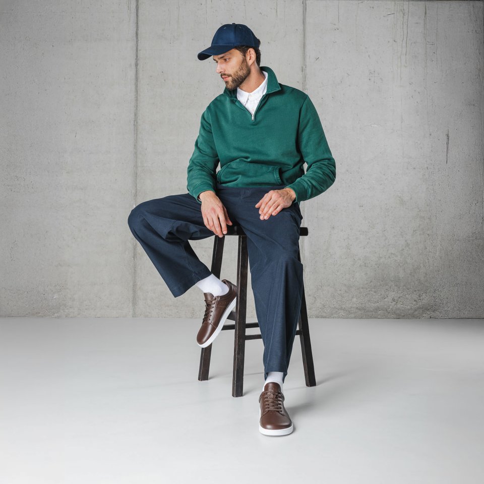 Barefoot Sneakers Barebarics Enigma - Dark Brown