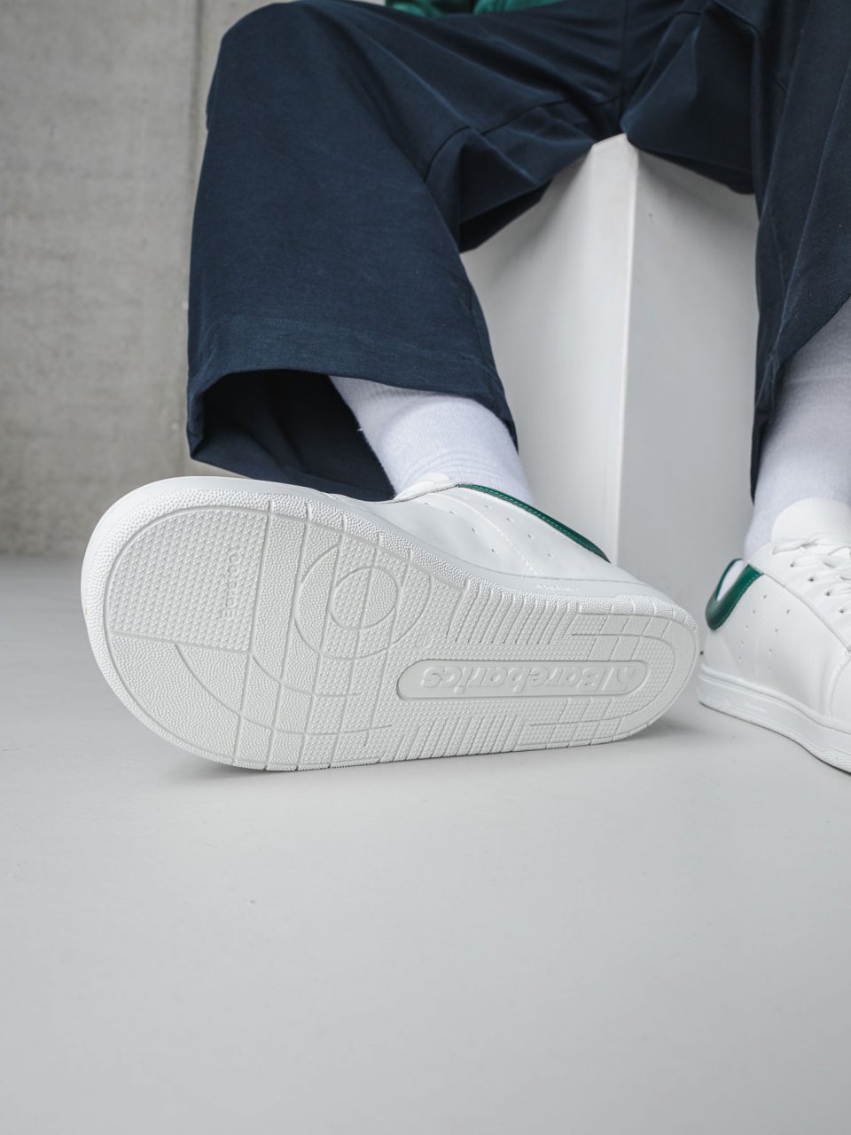 Calzado Barefoot Barebarics Enigma - White & Dark Green