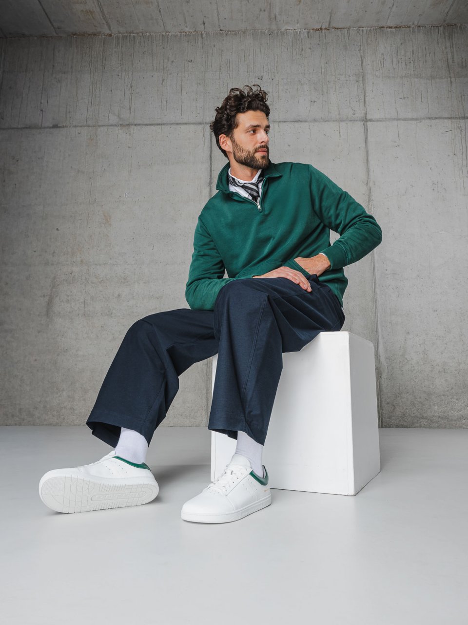 Calzado Barefoot Barebarics Enigma - White & Dark Green