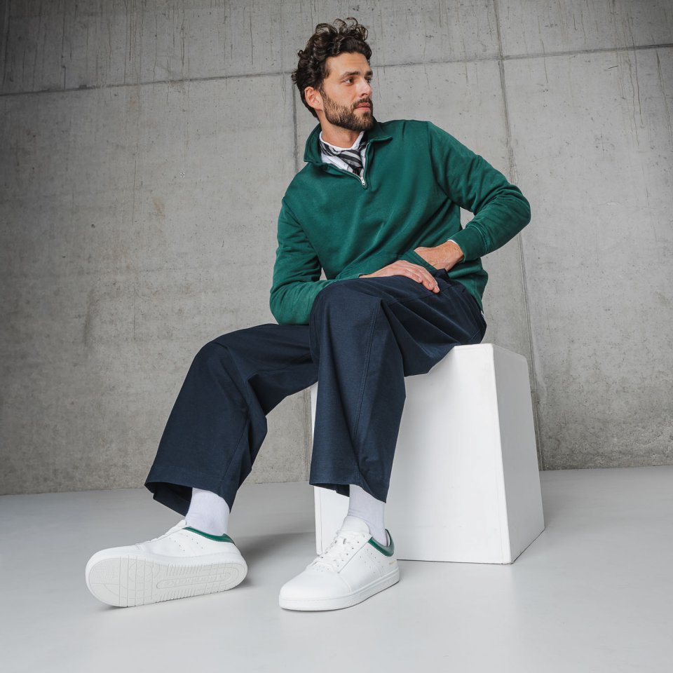 Calzado Barefoot Barebarics Enigma - White & Dark Green