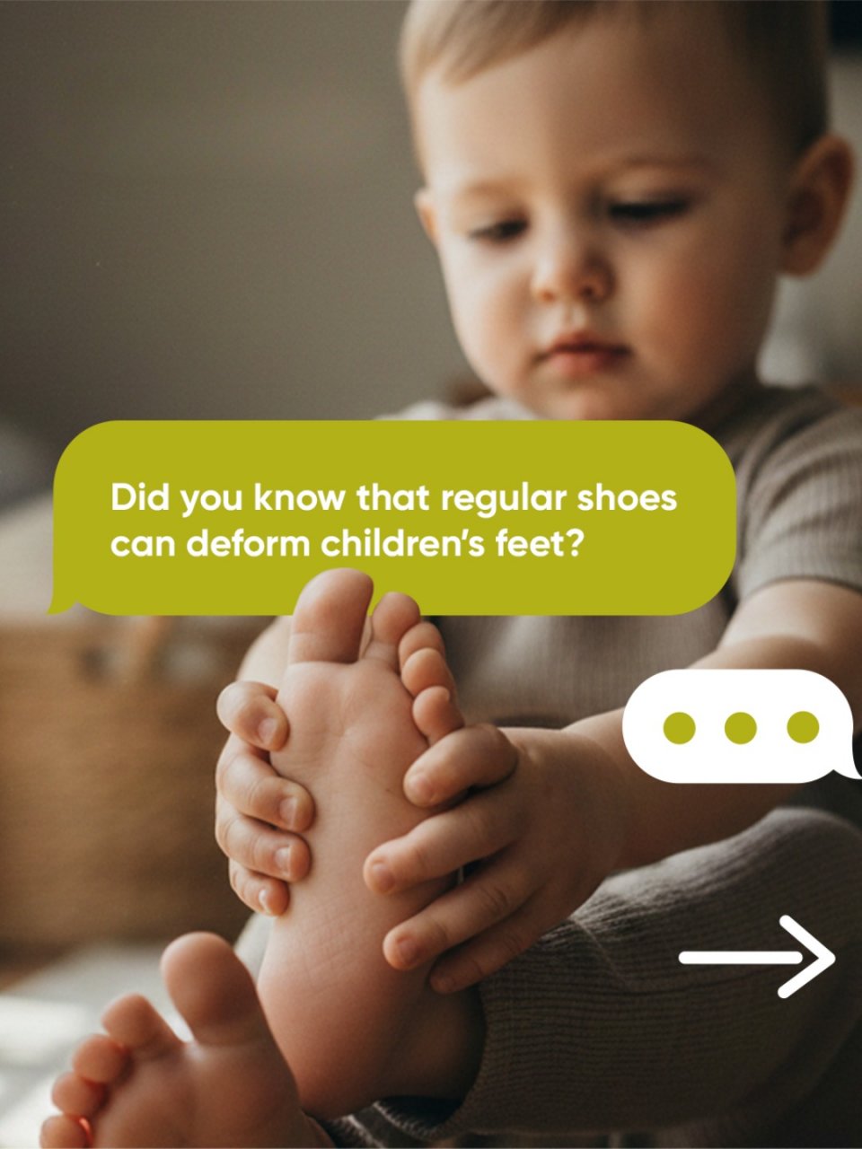 Little feet are still growing…