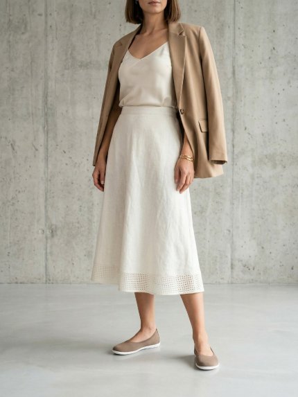 Barefoot balerynki Be Lenka Delight - Biscuit Brown