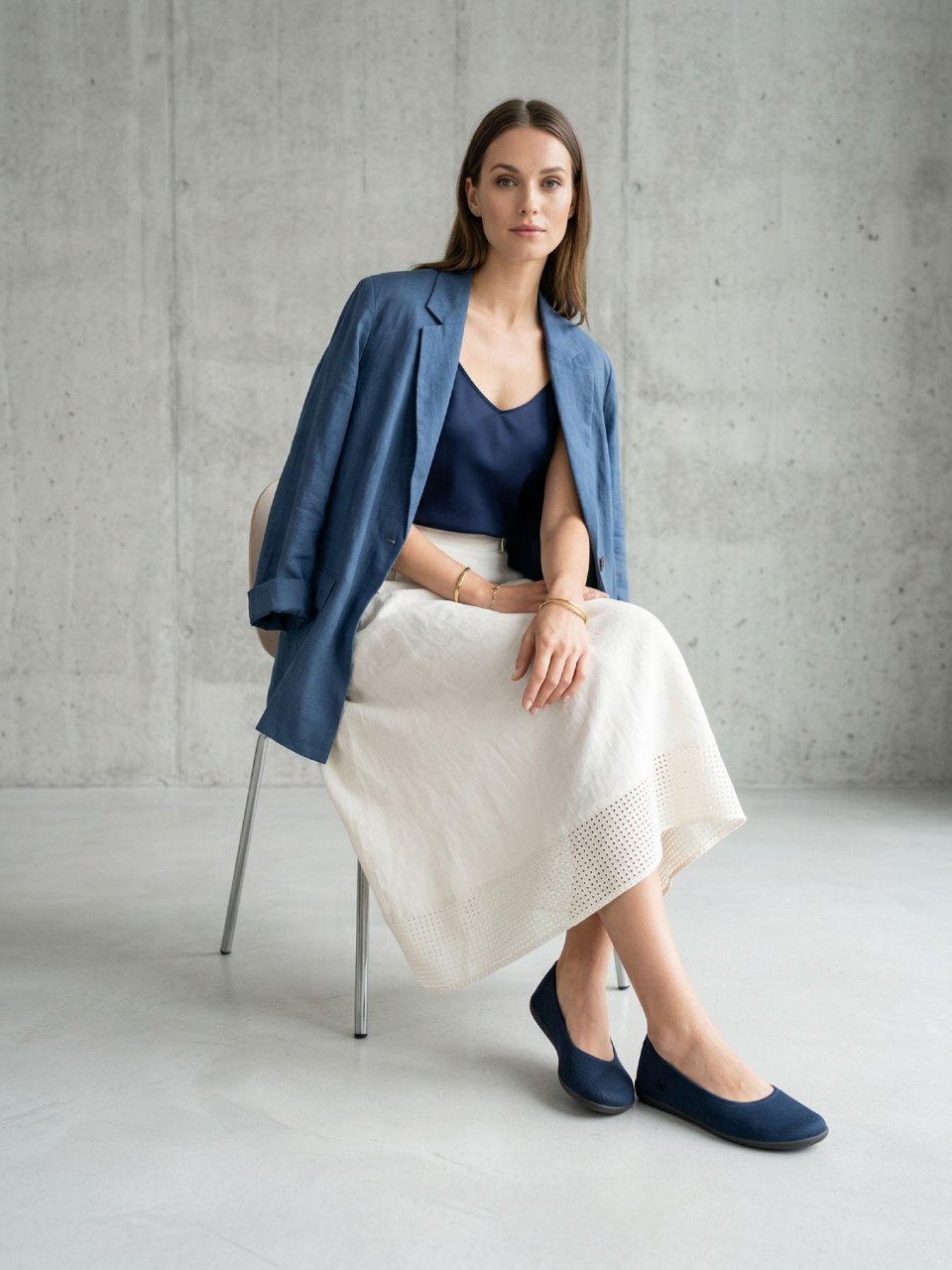 Ballet Flats Be Lenka Delight - Navy & Black