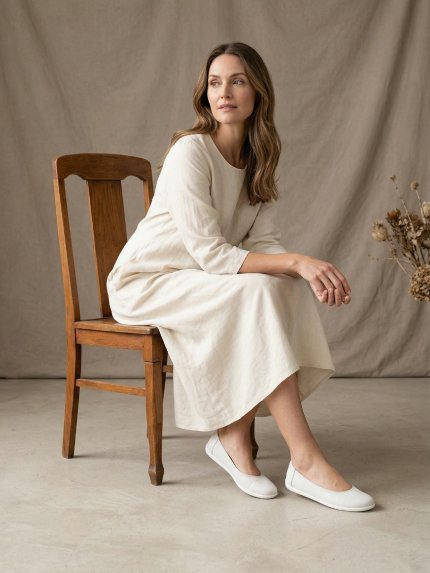 Ballet Flats Be Lenka Sophie - All Chalk White
