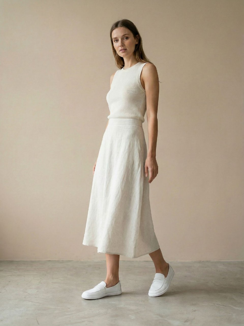 Barefoot mokasíny Be Lenka Buena - All White