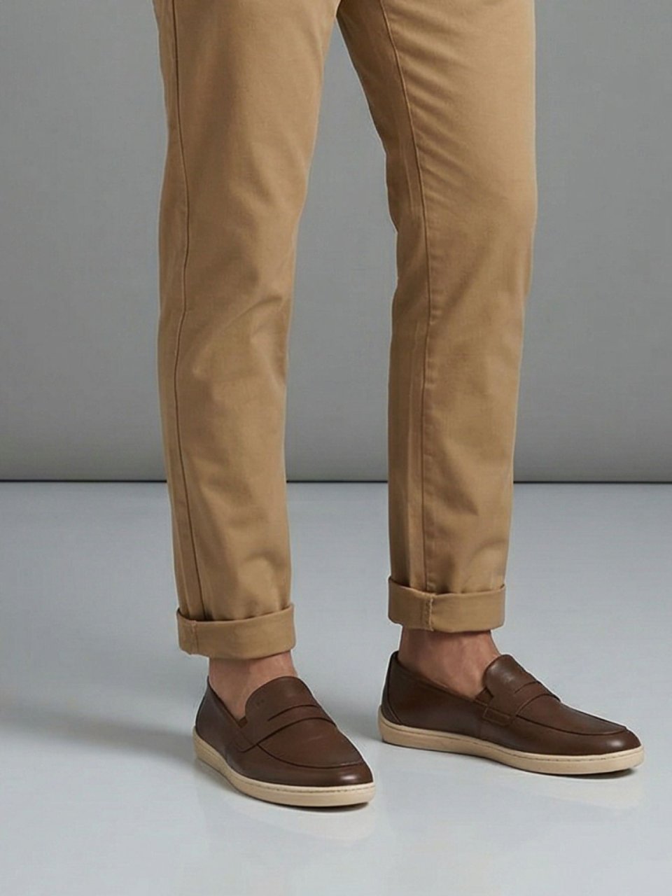 Barefoot Mocassins Be Lenka Buena - Dark Brown & Beige