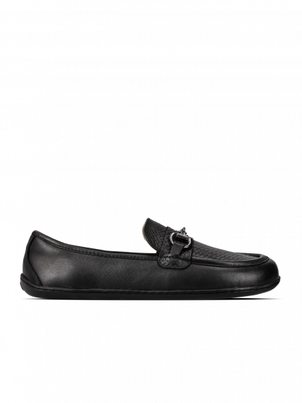 Barefoot mokasíny Be Lenka Divella - Black & Gunmetal