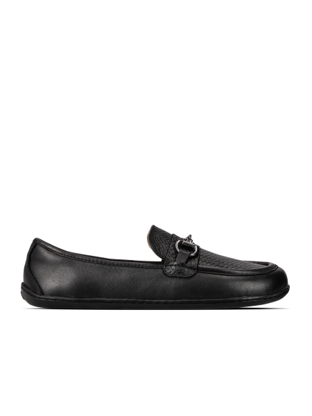 Barefoot mokasíny Be Lenka Divella - Black & Gunmetal
