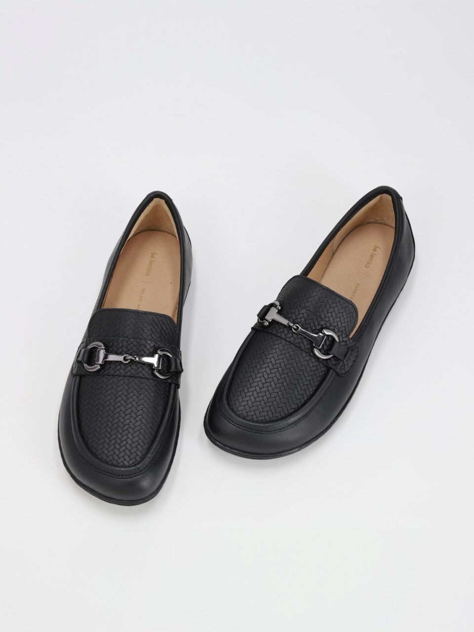 Barefoot mokasíny Be Lenka Divella - Black & Gunmetal