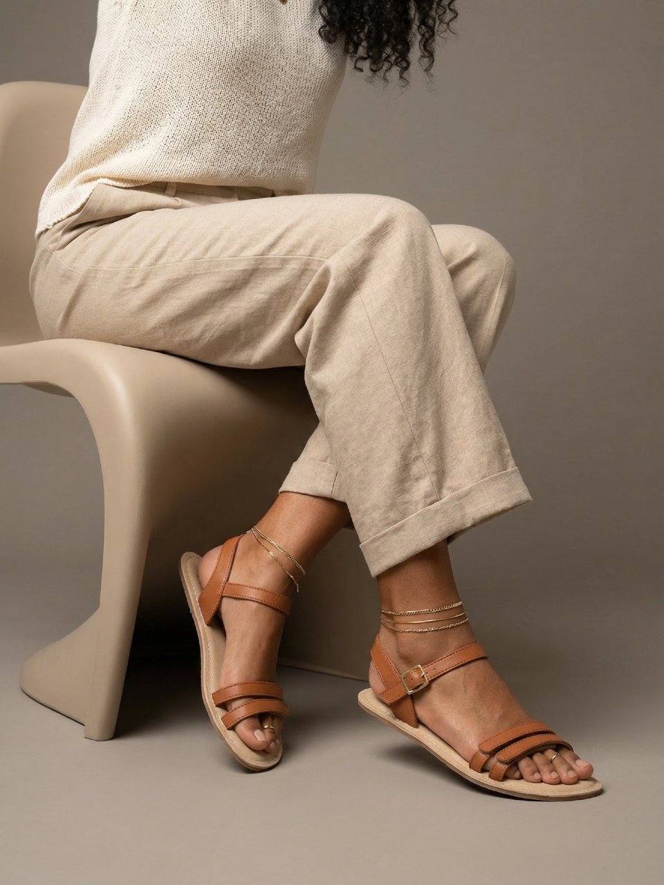 Barefoot sandále Be Lenka Summer 2.0 - Brown