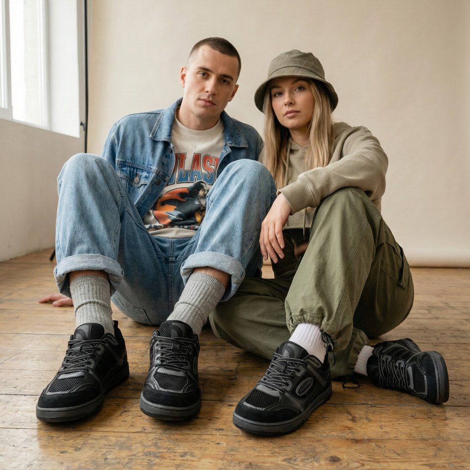 Barefoot Sneakers Barebarics Dropsta - Black