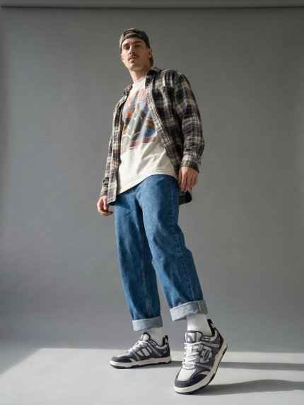 Barefoot tenisky Barebarics Dropsta - Blue & Silver