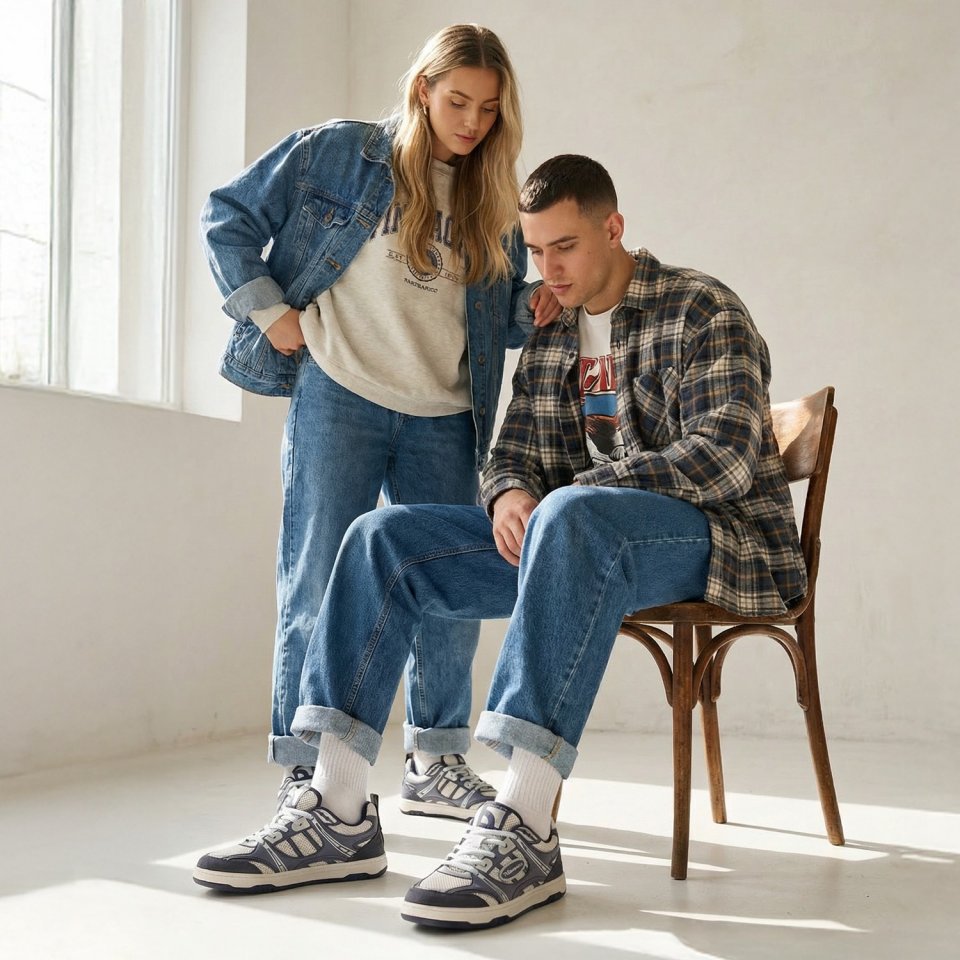 Barefoot tenisky Barebarics Dropsta - Blue & Silver