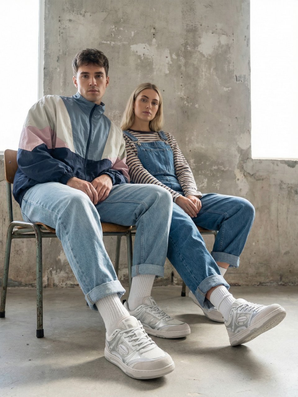 Barefoot tenisky Barebarics Dropsta - Silver & White