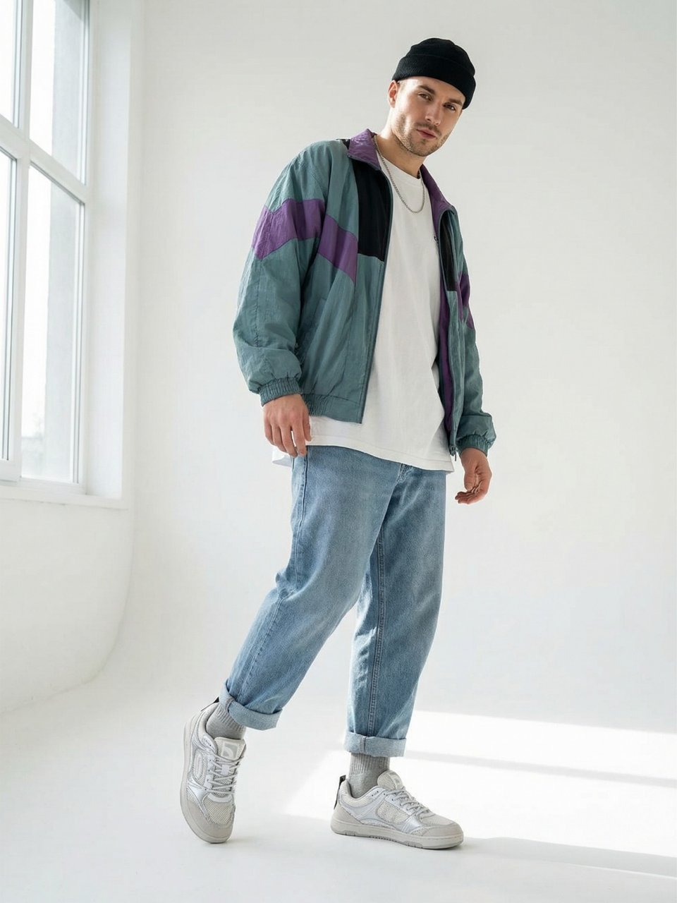 Barefoot tenisky Barebarics Dropsta - Silver & White