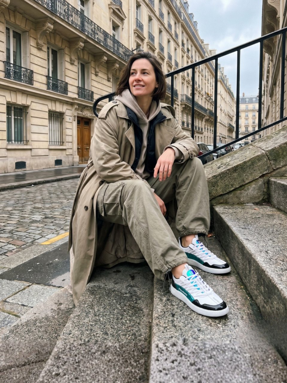 Barefoot Sneakers Barebarics Futura - Iridescent White