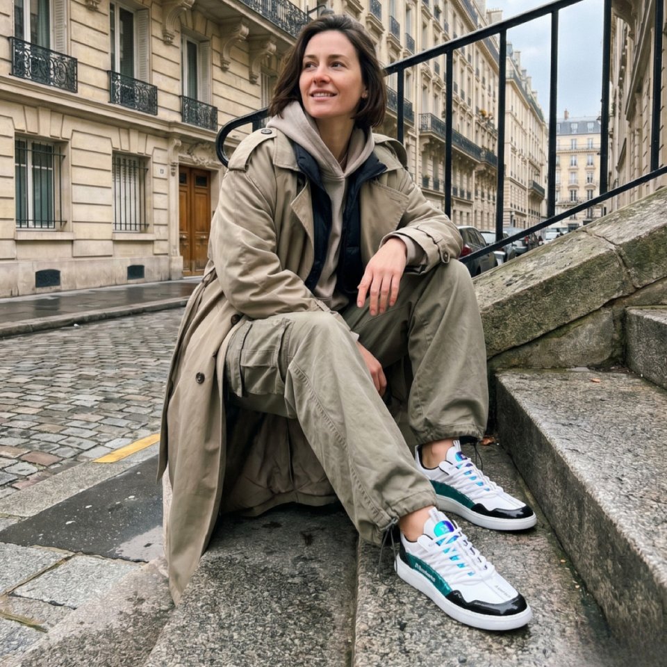 Barefoot Sneakers Barebarics Futura - Iridescent White