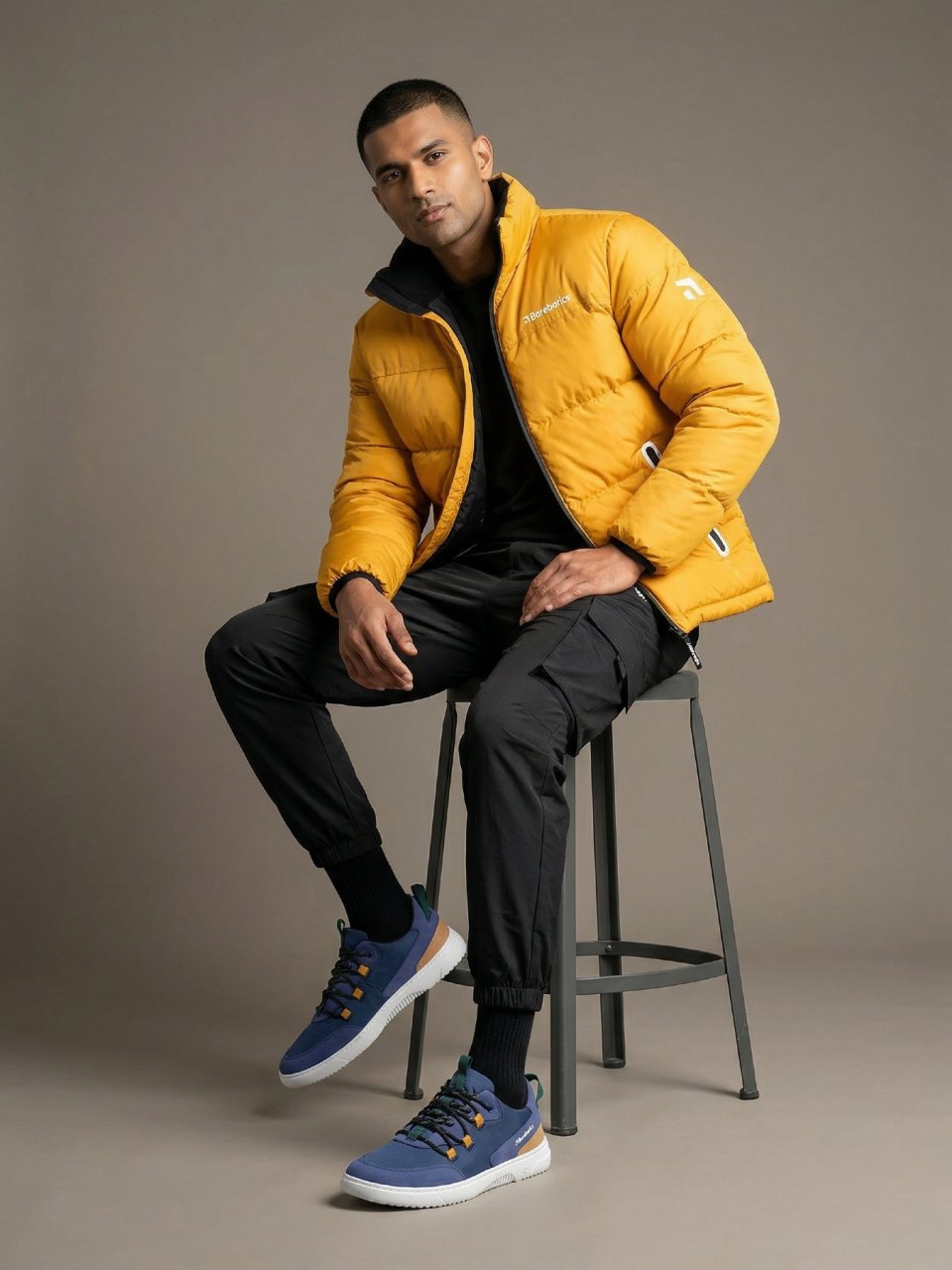 Barefoot Sneakers Barebarics Revive - Blue & White