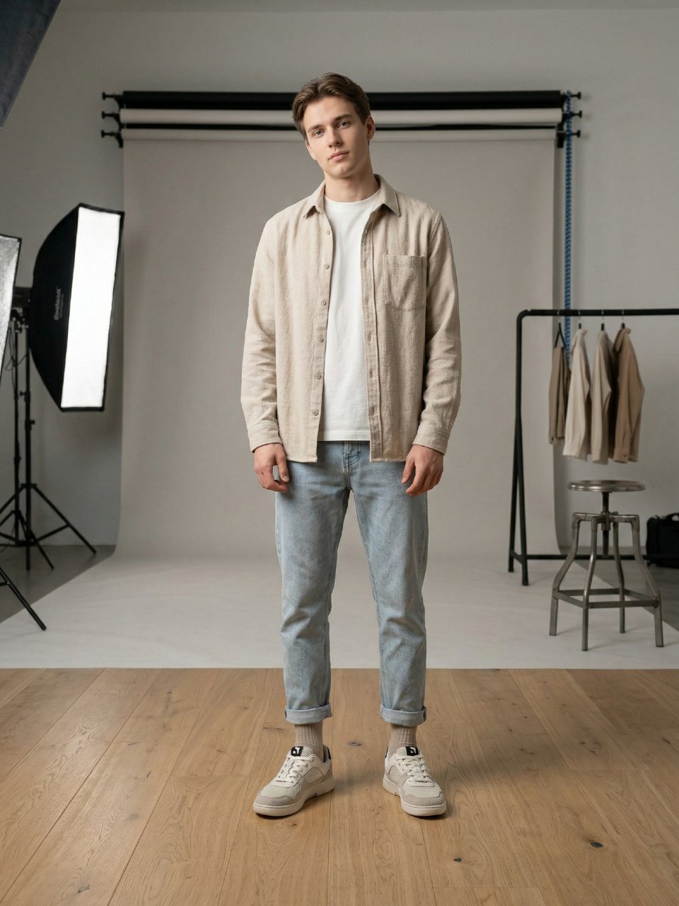 Barefoot Sneakers Barebarics Zing - Fresh - White & Beige