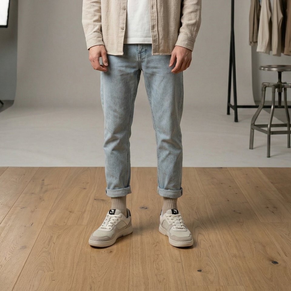 Barefoot Sneakers Barebarics Zing - Fresh - White & Beige