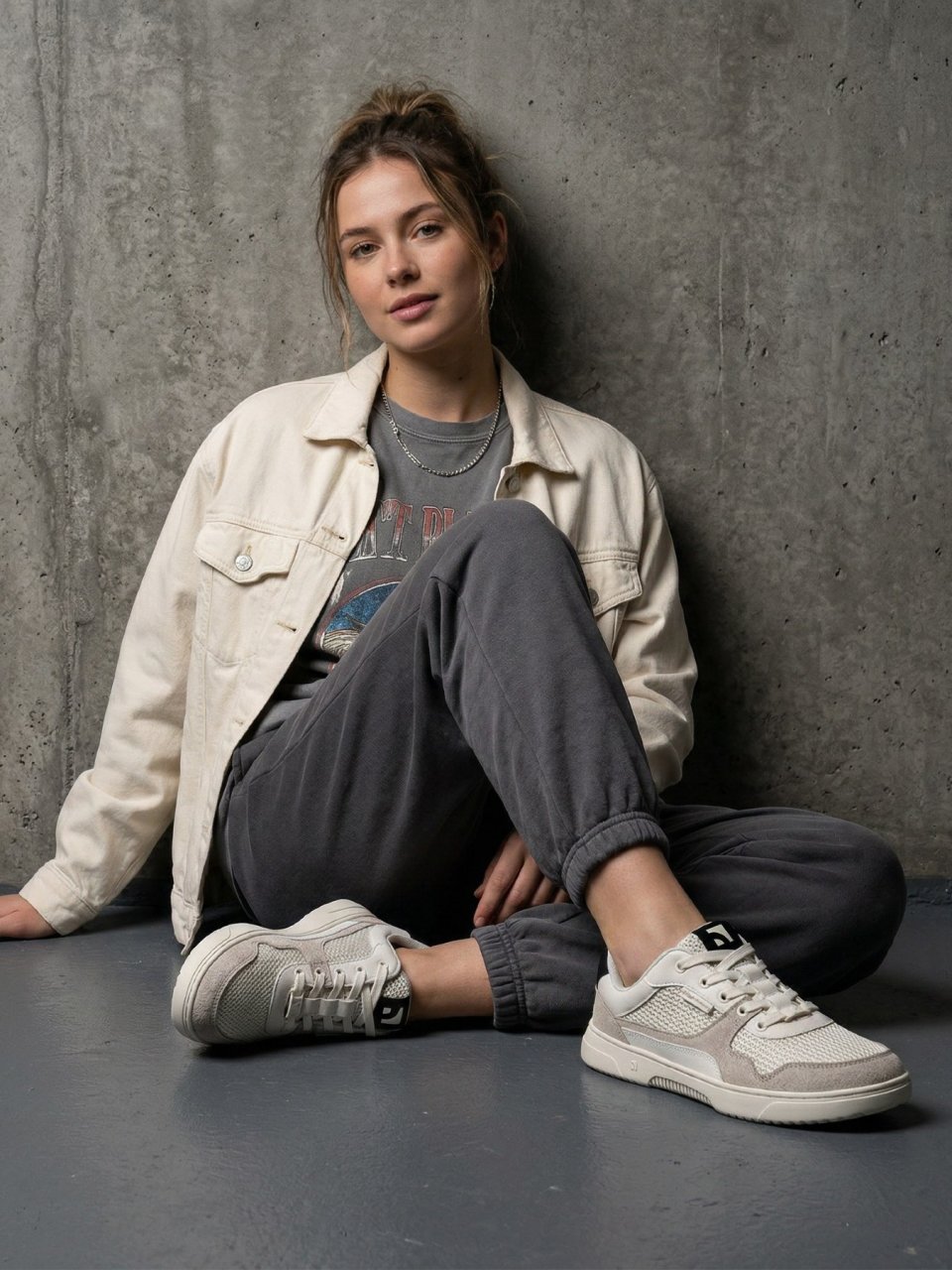 Barefoot Sneakers Barebarics Zing - Fresh - White & Beige