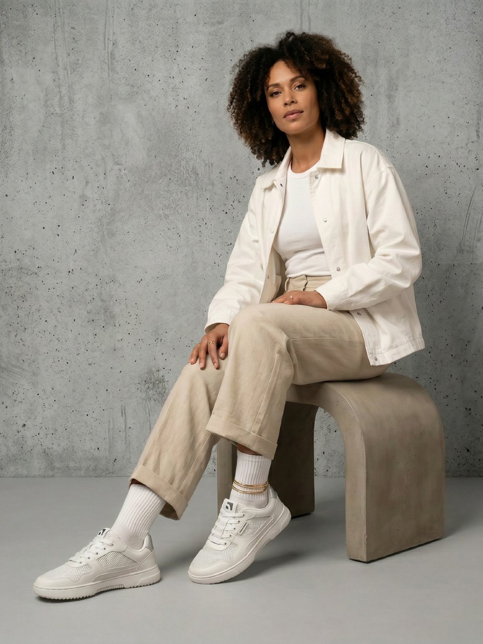 Barefoot Sneakers Barebarics Zing - Fresh - White & Silver