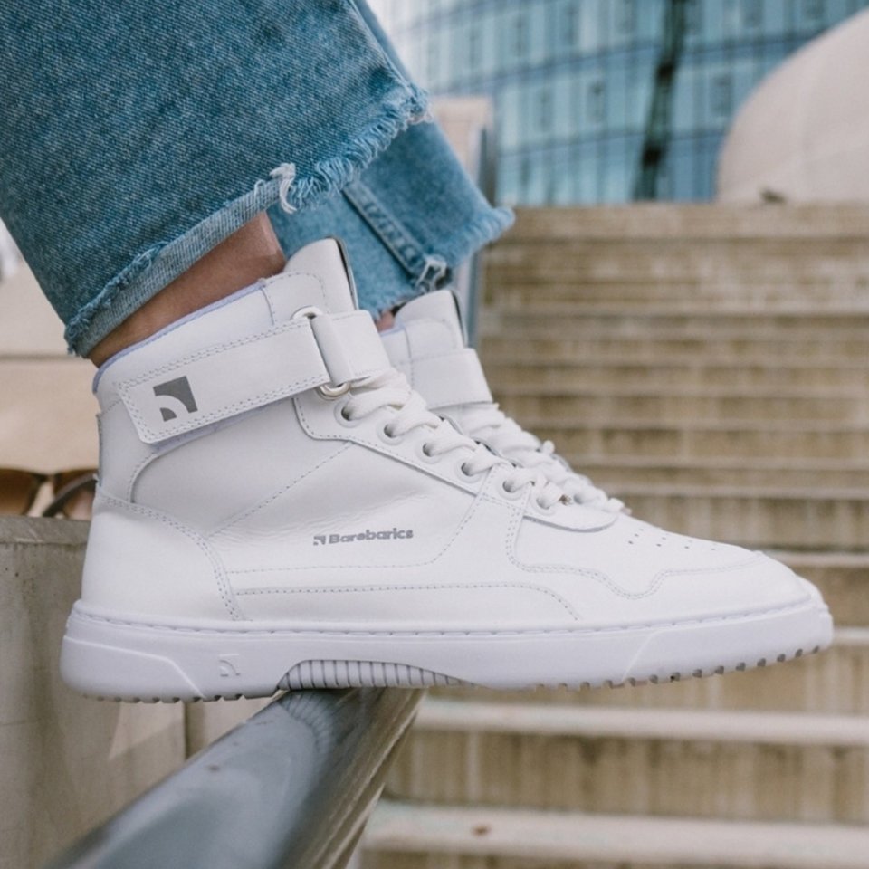 Barefoot Sneakers Barebarics Zing - High Top - All White