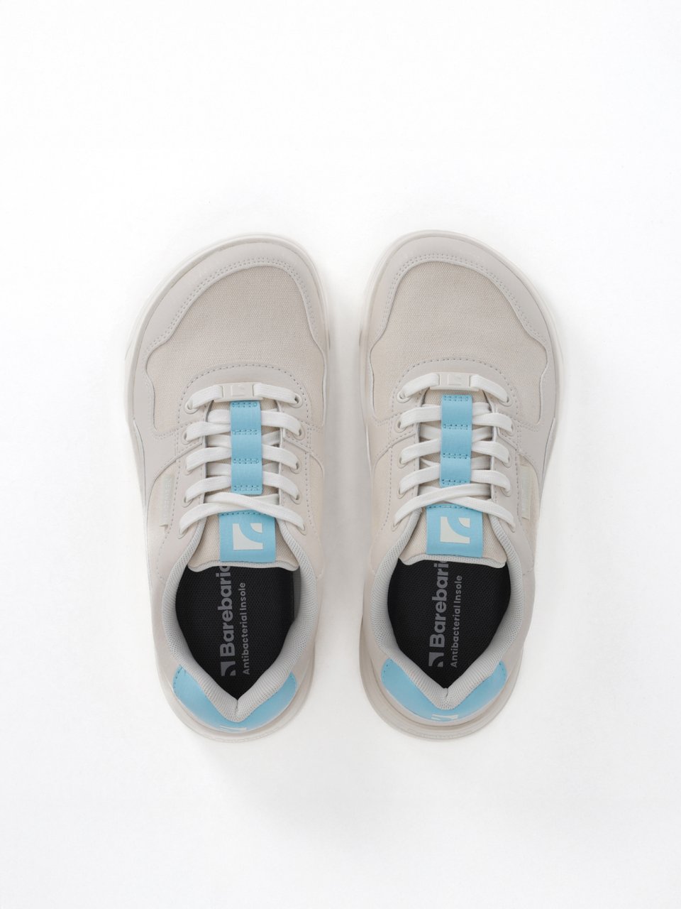 Barefoot Sneakers Barebarics Zing - Off-White & Blue