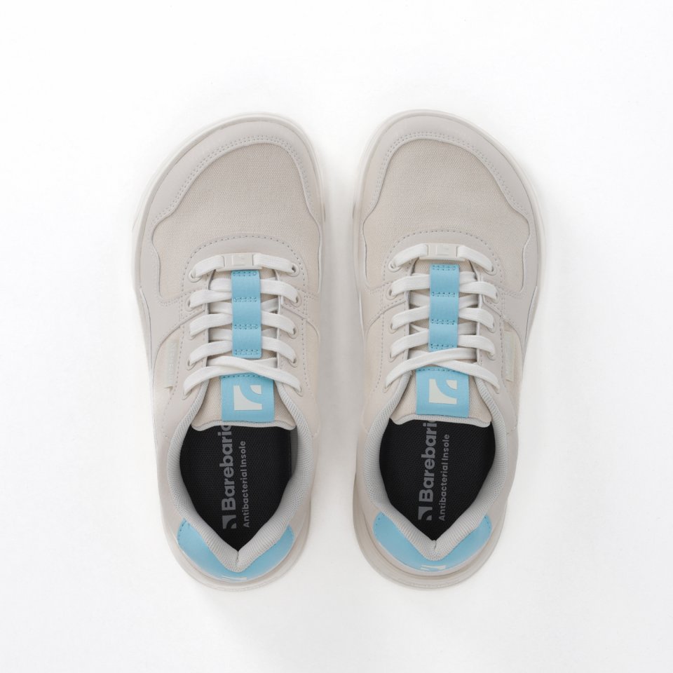 Barefoot Sneakers Barebarics Zing - Off-White & Blue