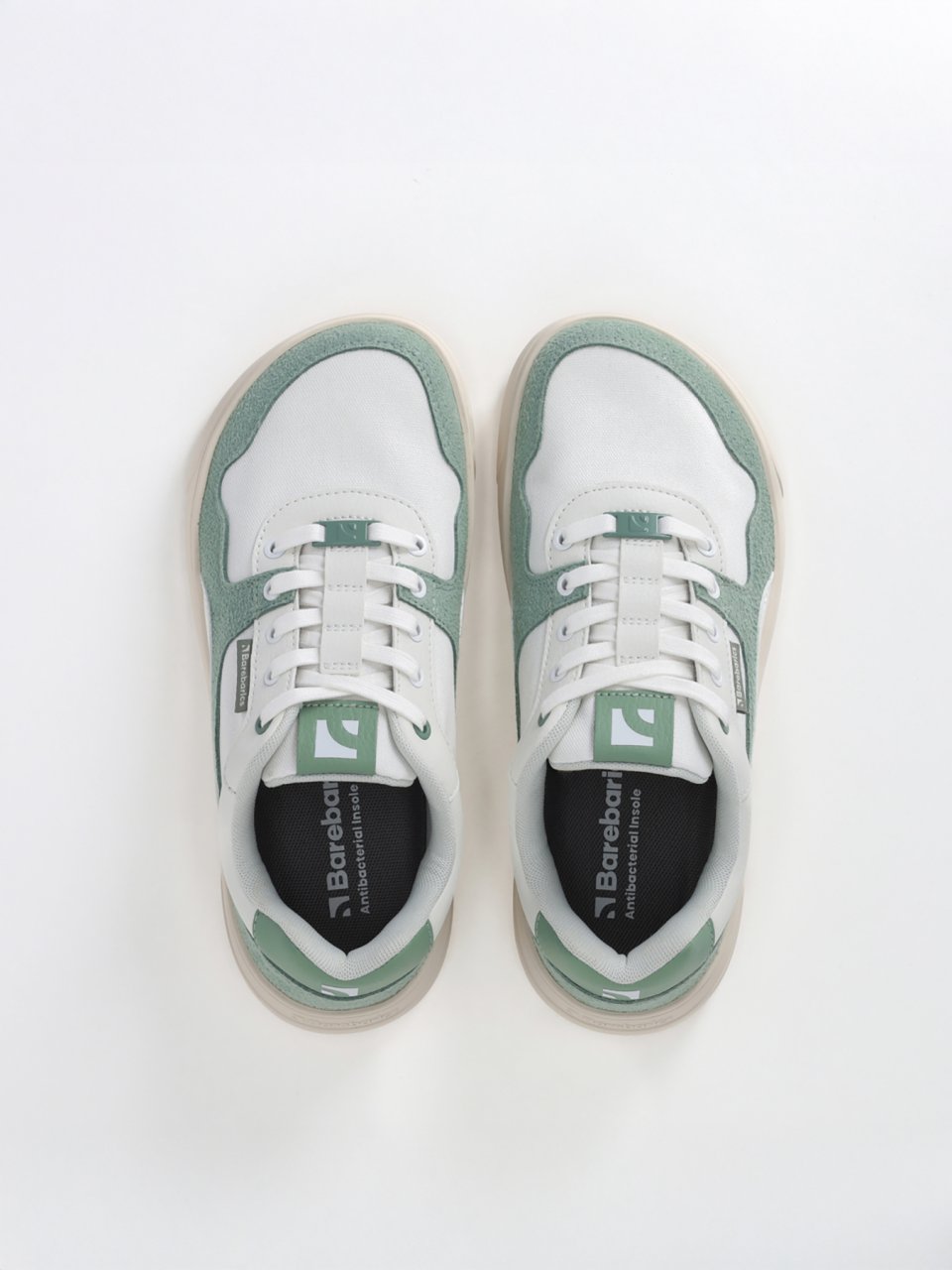 Barefoot Sneakers Barebarics Zing - White & Green