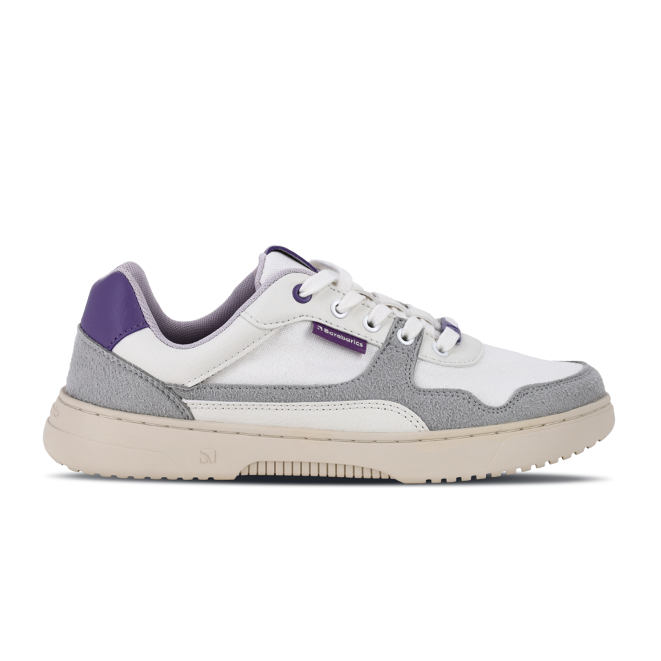 Barefoot Sneakers Barebarics Zing - White & Purple