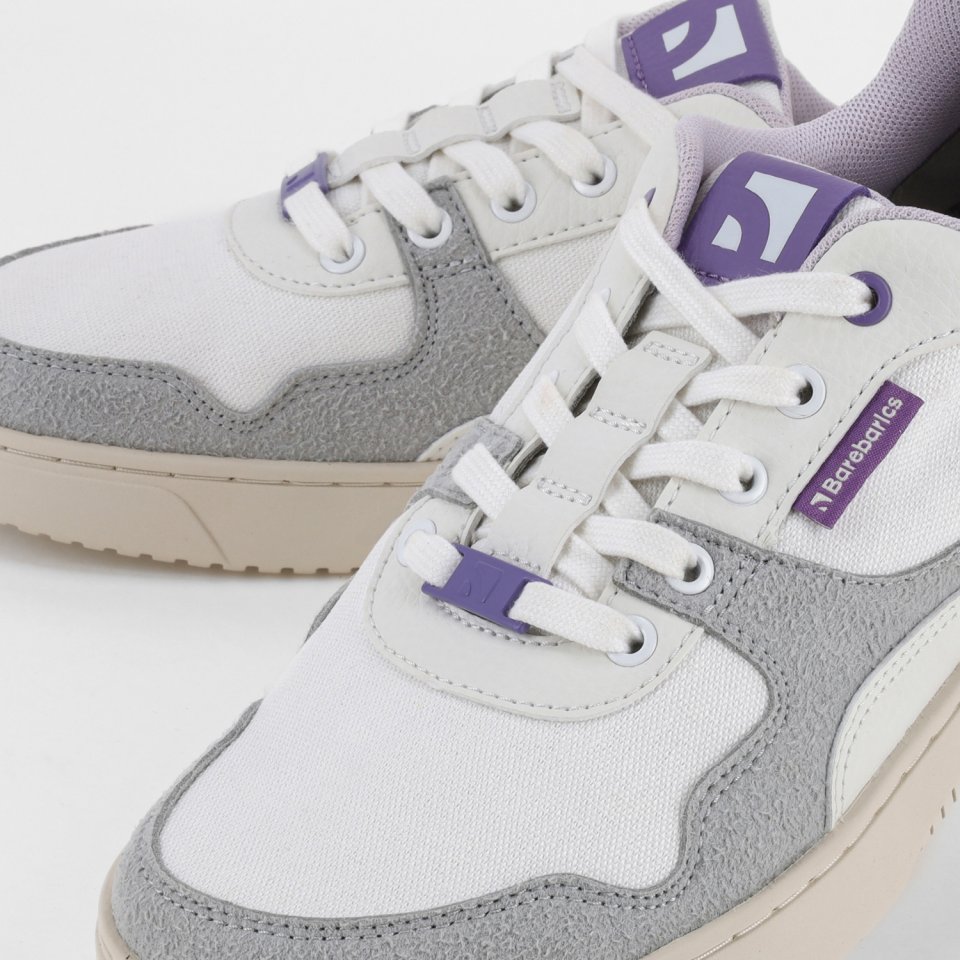 Barefoot Sneakers Barebarics Zing - White & Purple
