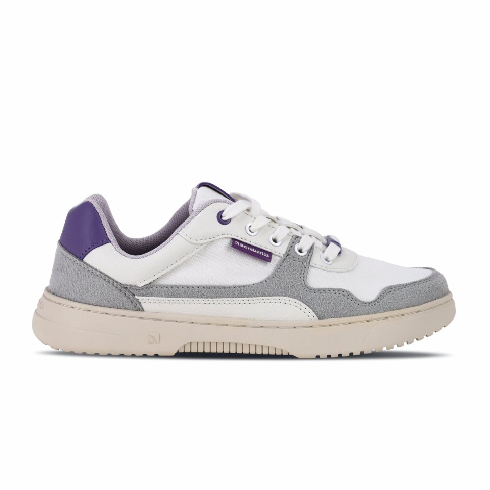Barefoot Sneakers Barebarics Zing - White & Purple