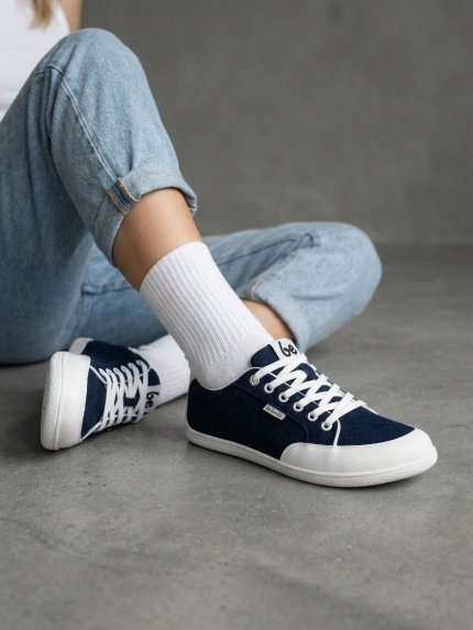 Barefoot Sneakers Be Lenka Rebound - Dark Blue & White