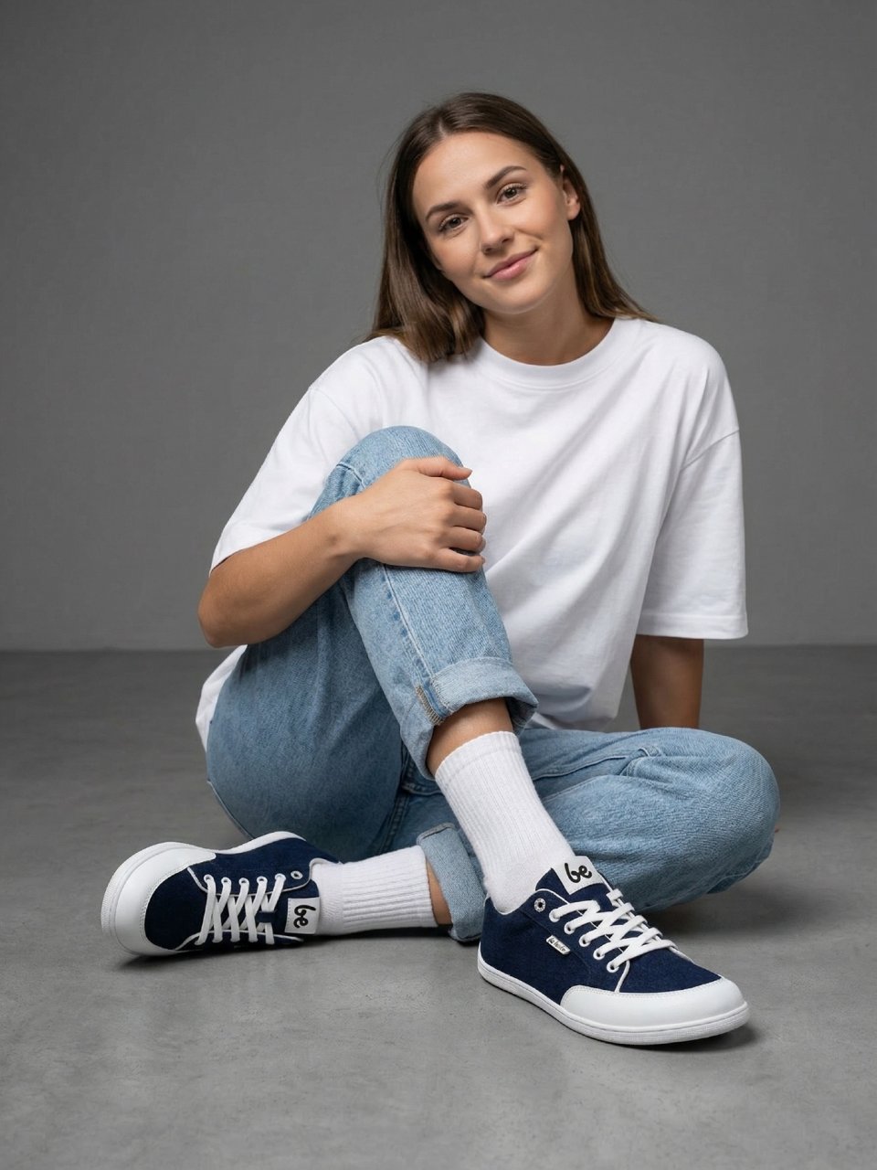 Barefoot tenisky Be Lenka Rebound - Dark Blue & White