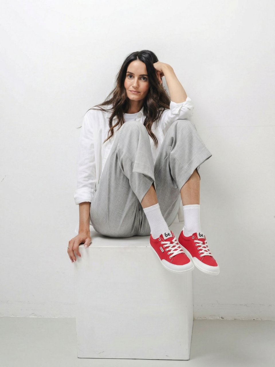 Barefoot scarpe Be Lenka Rebound - Red & White