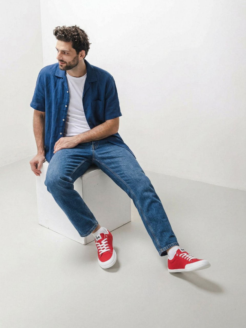 Barefoot scarpe Be Lenka Rebound - Red & White