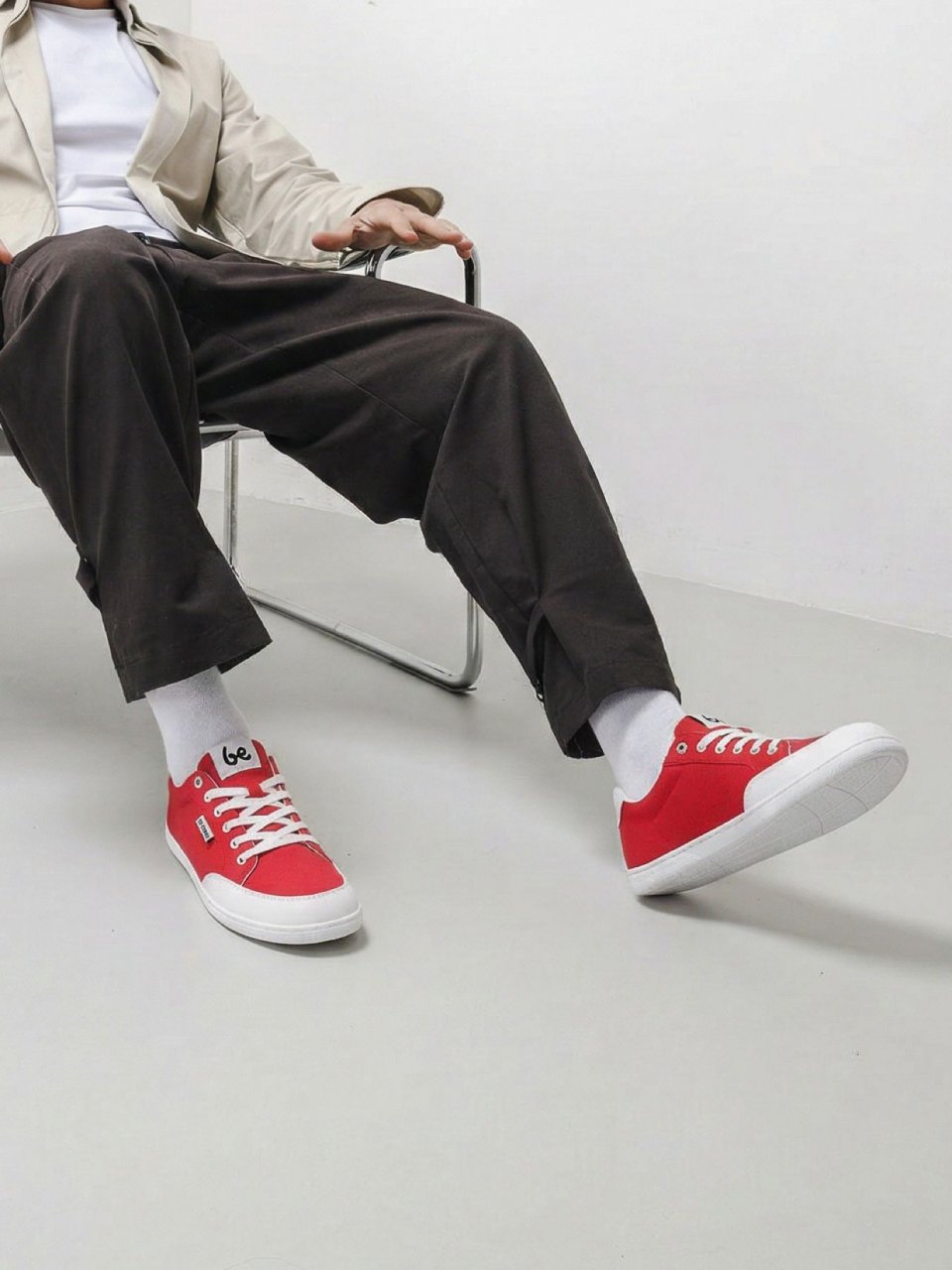 Barefoot scarpe Be Lenka Rebound - Red & White