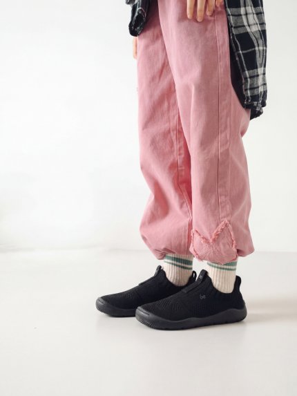 Detské barefoot Slip-on topánky Be Lenka Luppo Kids - All Black