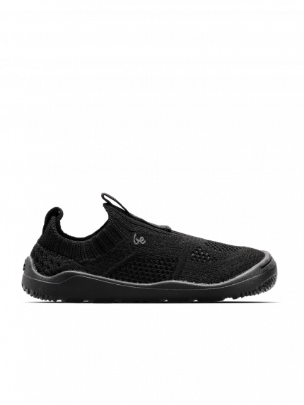 Kids Barefoot Slip-on Shoes Be Lenka Luppo Preschool - All Black