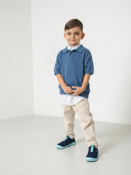 Detské barefoot Slip-on topánky Be Lenka Luppo Preschool - Blue & Aqua