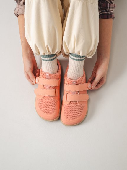 Detské barefoot tenisky Be Lenka Bounty Junior - Coral Pink