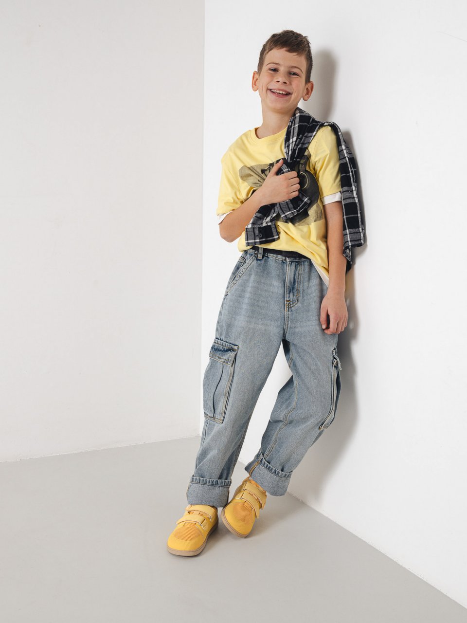 Detské barefoot tenisky Be Lenka Bounty Junior - Yellow