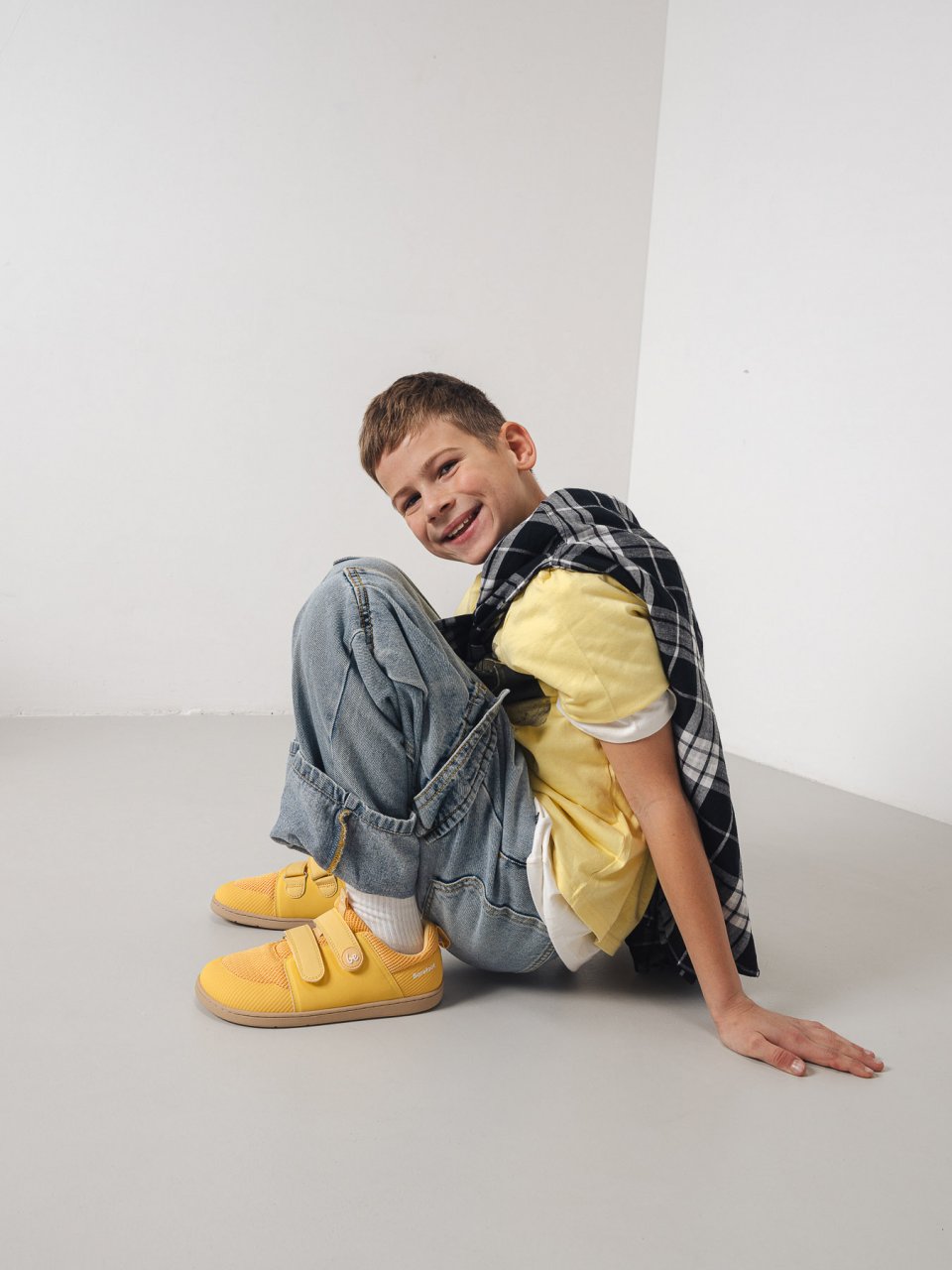 Detské barefoot tenisky Be Lenka Bounty Junior - Yellow