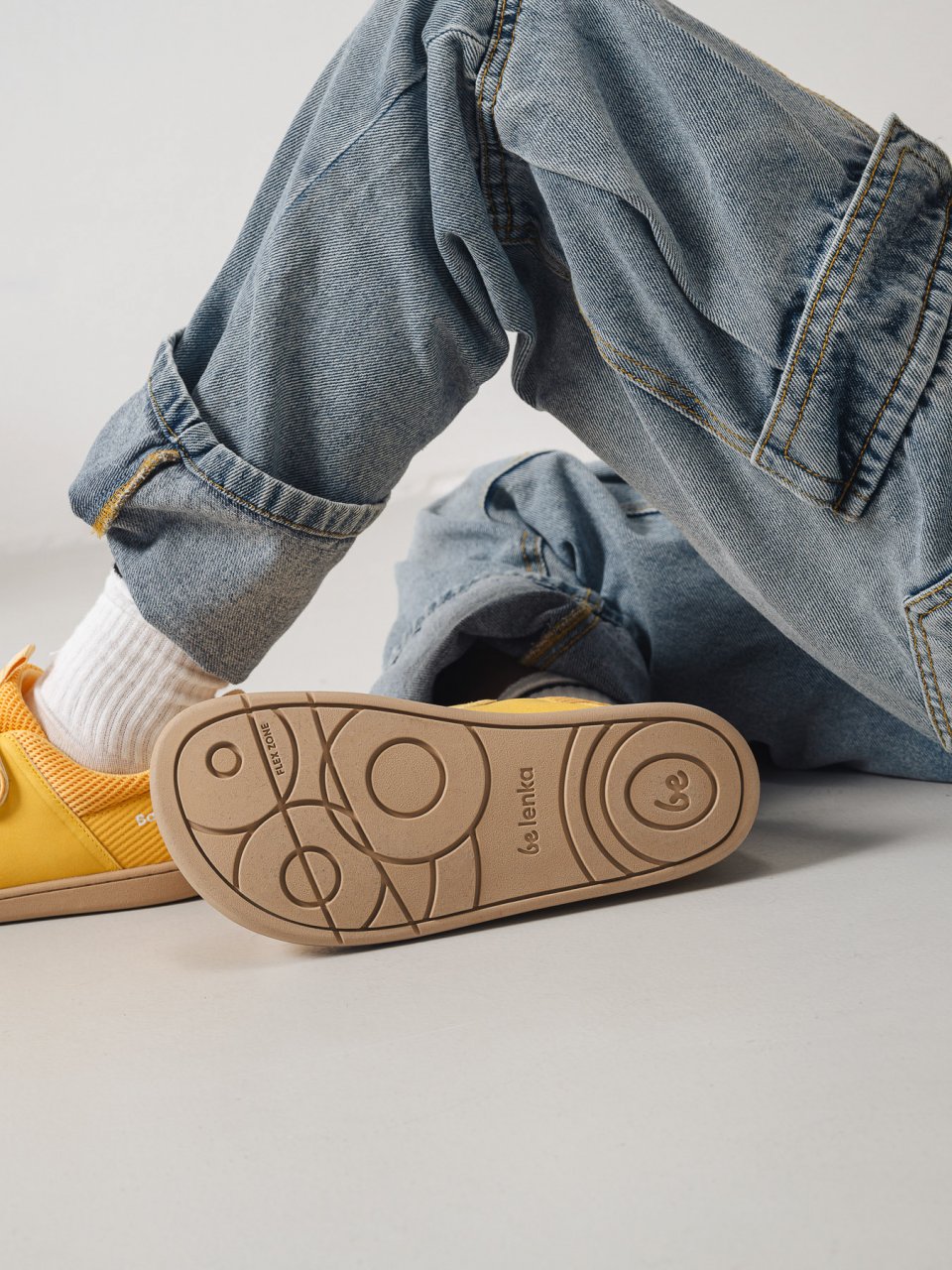 Detské barefoot tenisky Be Lenka Bounty Junior - Yellow